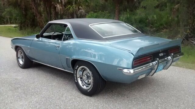 1969 Blue Chevrolet Camaro Coupe