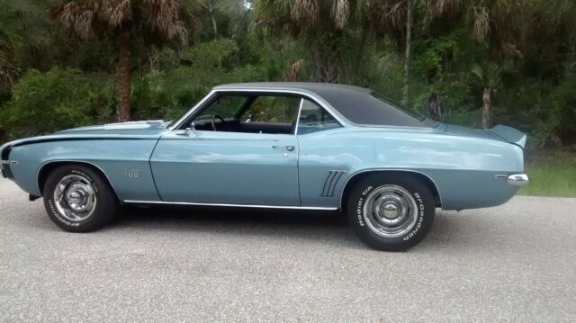 1969 Blue Chevrolet Camaro Coupe