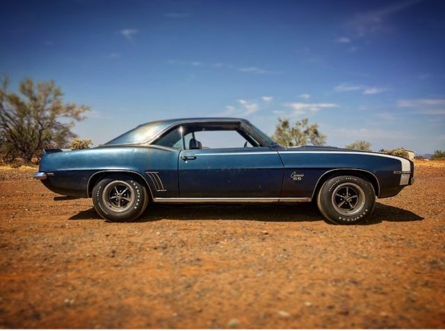 1969 Blue Chevrolet Camaro Coupe