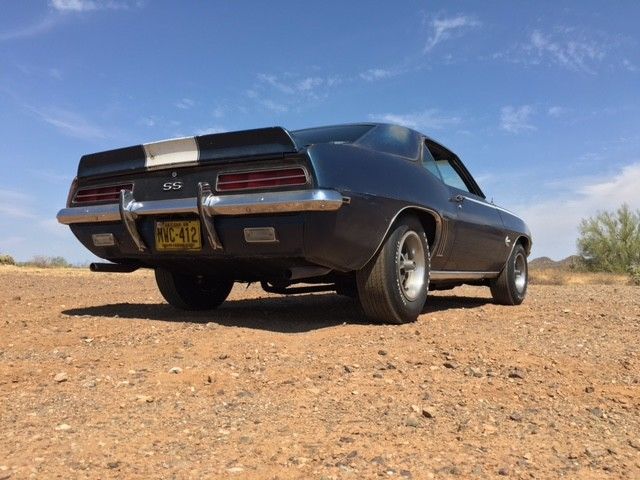 1969 Blue Chevrolet Camaro Coupe