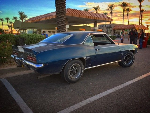 1969 Blue Chevrolet Camaro Coupe