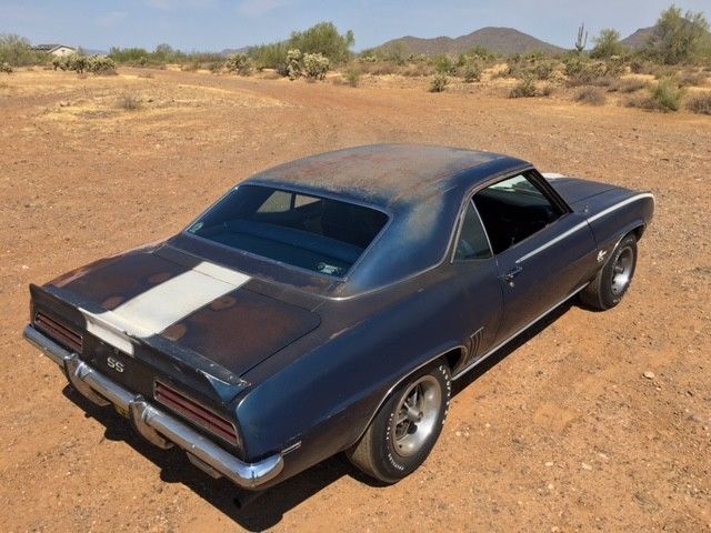 1969 Blue Chevrolet Camaro Coupe