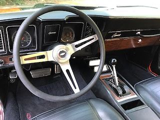 1969 Orange Chevrolet Camaro Coupe