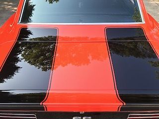 1969 Orange Chevrolet Camaro Coupe