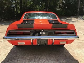 1969 Orange Chevrolet Camaro Coupe