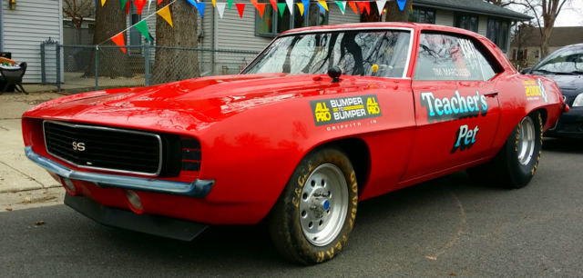 1969 Red Chevrolet Camaro Coupe