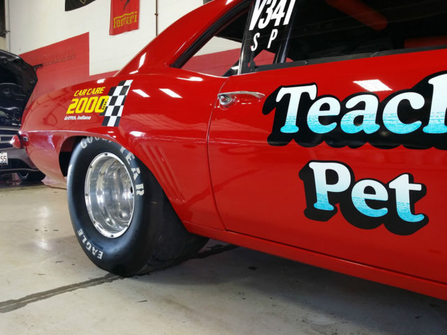 1969 Red Chevrolet Camaro Coupe