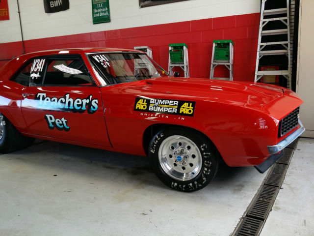 1969 Red Chevrolet Camaro Coupe