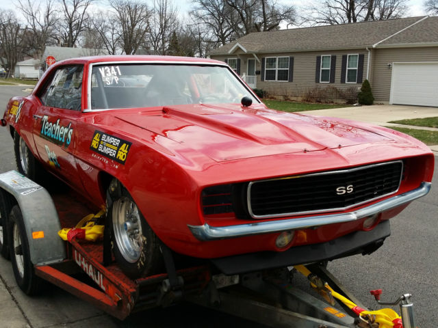 1969 Red Chevrolet Camaro Coupe