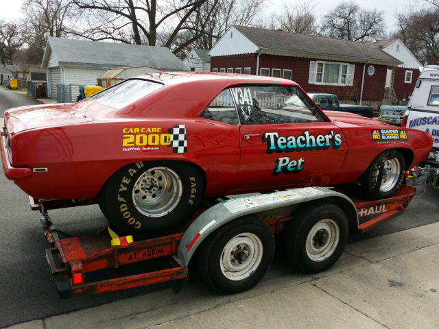 1969 Red Chevrolet Camaro Coupe