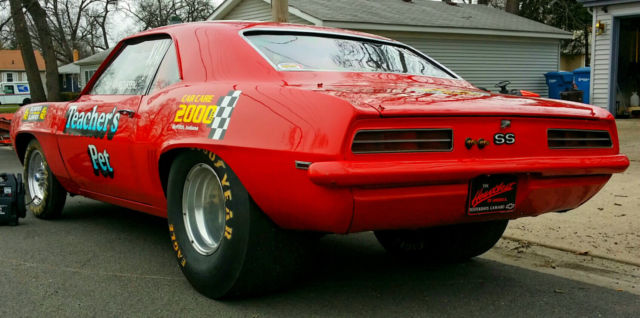 1969 Red Chevrolet Camaro Coupe
