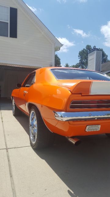 1969 Orange Chevrolet Camaro Coupe