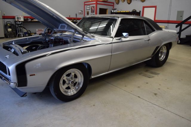 1969 Silver Chevrolet Camaro