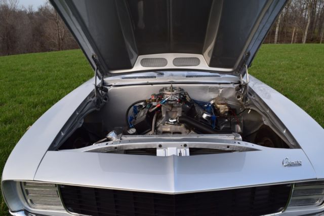 1969 Silver Chevrolet Camaro