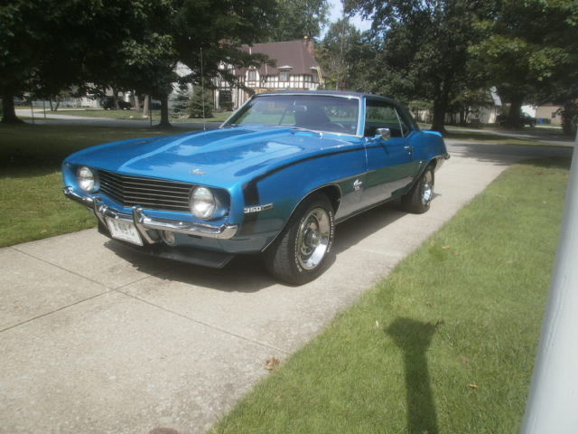 1969 Blue Chevrolet Camaro Coupe
