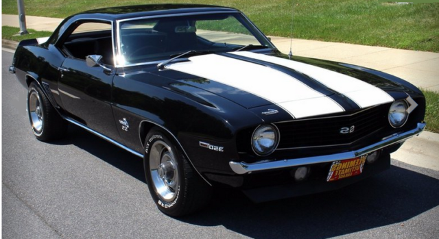 1969 Black Chevrolet Camaro Coupe