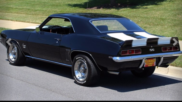 1969 Black Chevrolet Camaro Coupe