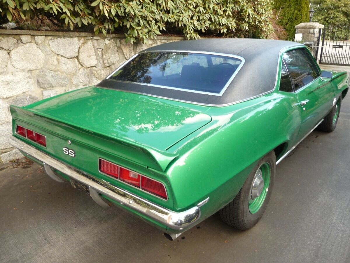 1969 Green Chevrolet Camaro Coupe