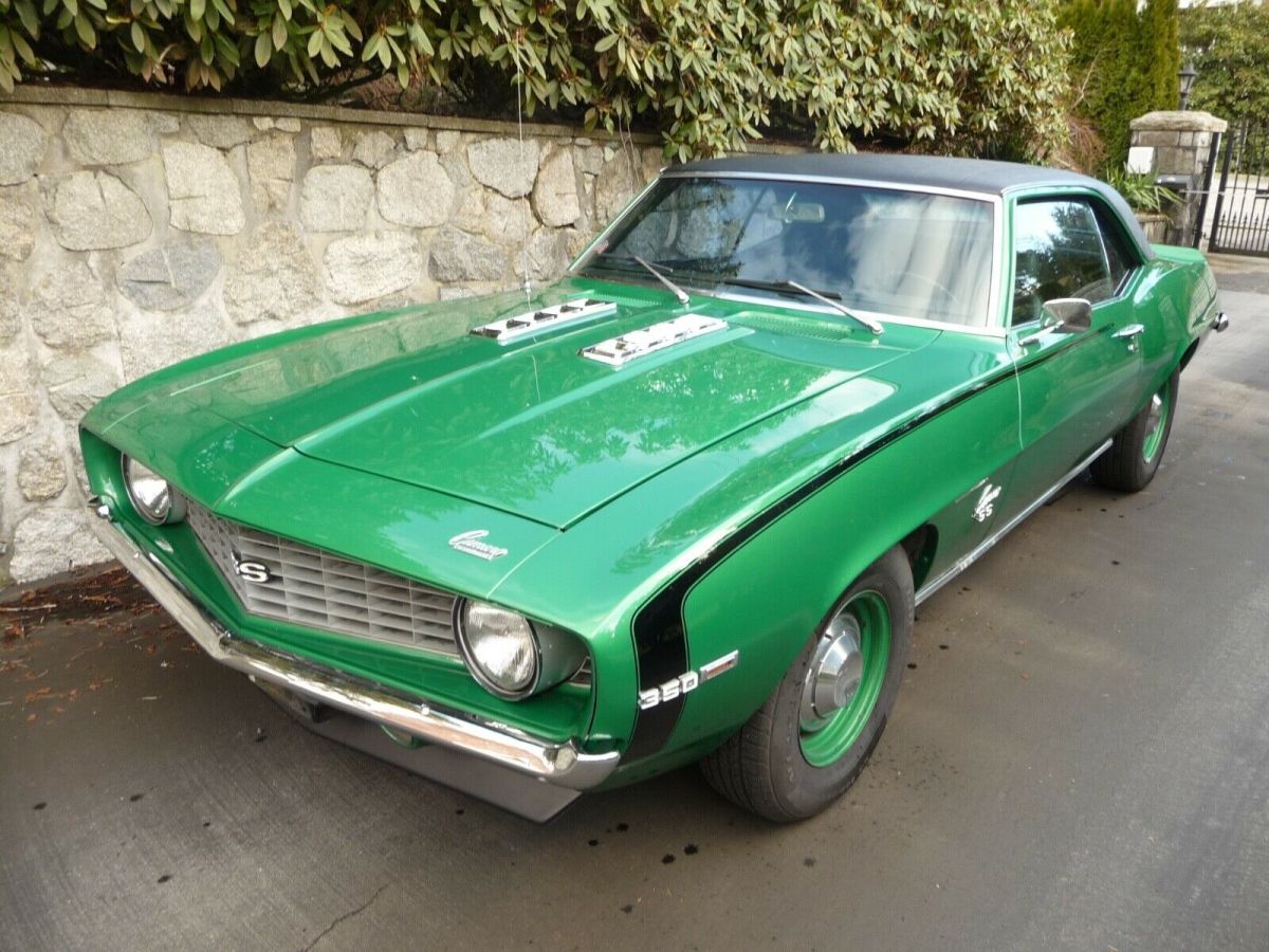 1969 Green Chevrolet Camaro Coupe