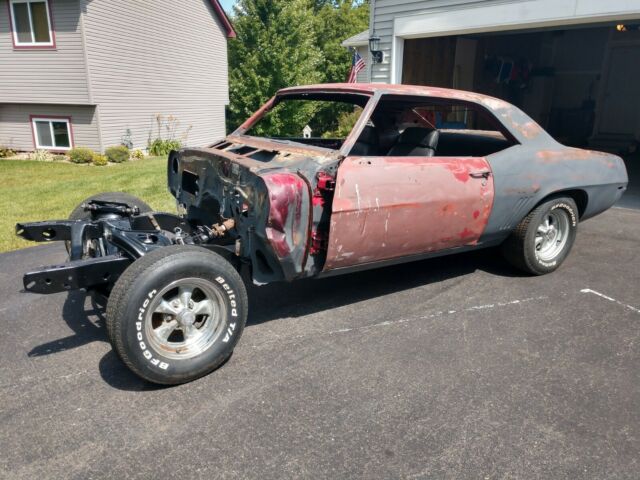 1969 Garnet red Chevrolet Camaro Coupe