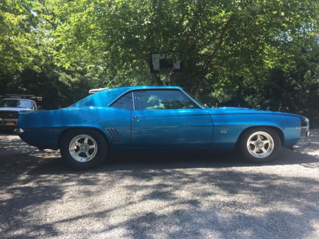 1969 Blue Chevrolet Camaro