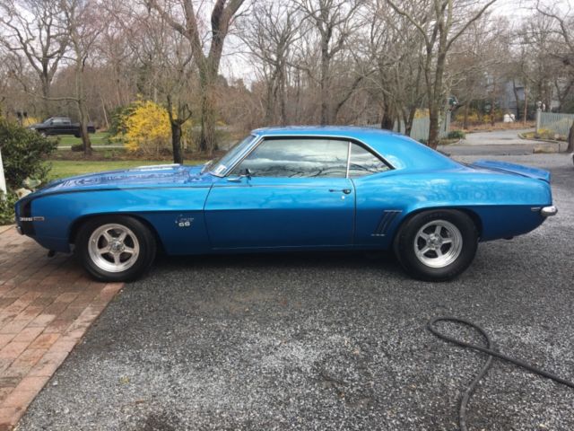 1969 Blue Chevrolet Camaro