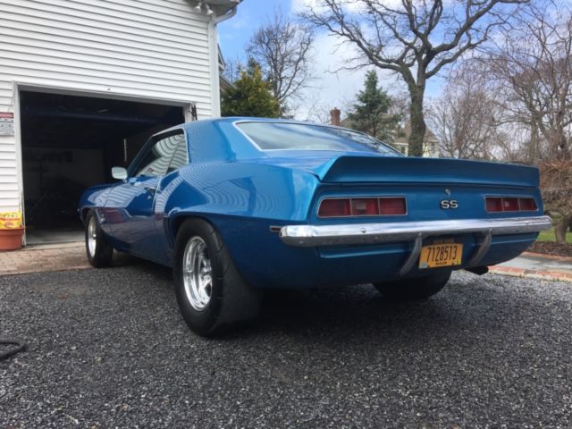 1969 Blue Chevrolet Camaro