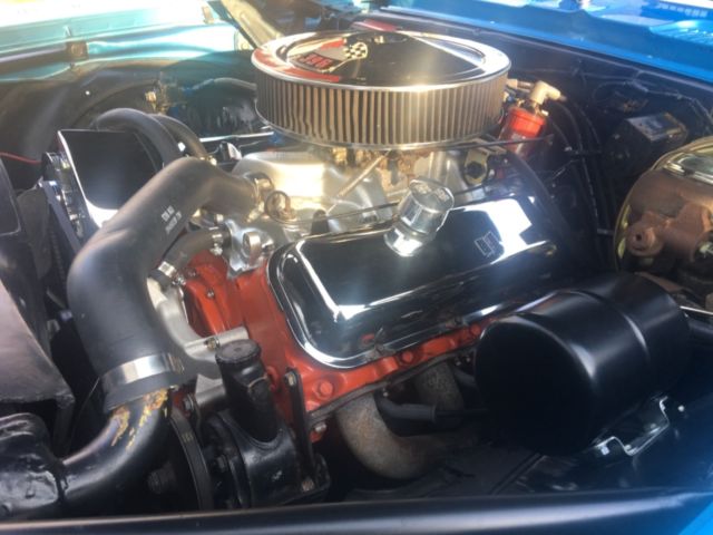 1969 Blue Chevrolet Camaro