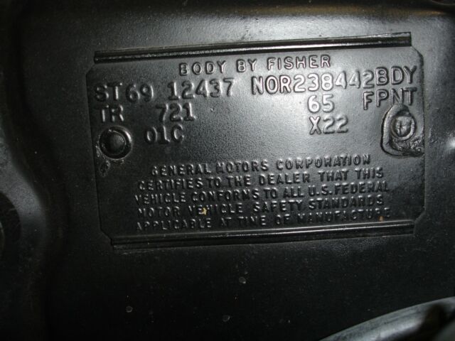 1969 Yellow Chevrolet Camaro Coupe