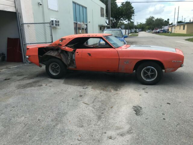1969 Red Chevrolet Camaro