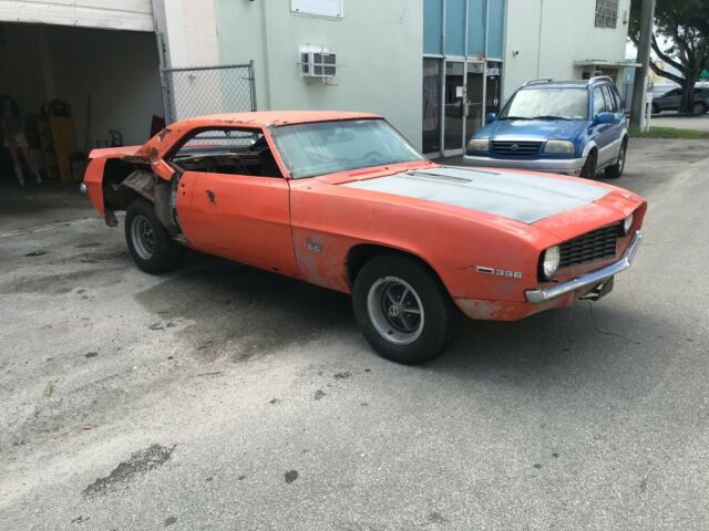 1969 Red Chevrolet Camaro