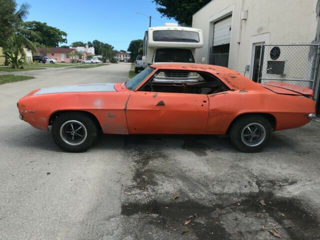 1969 Red Chevrolet Camaro