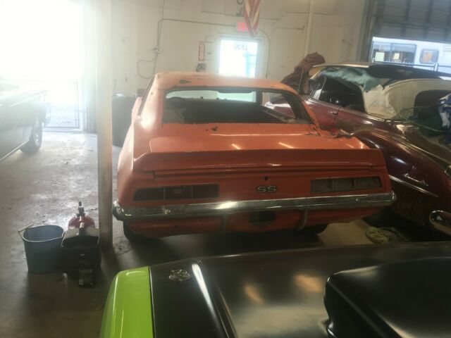 1969 Red Chevrolet Camaro