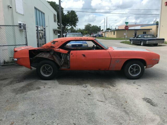 1969 Red Chevrolet Camaro