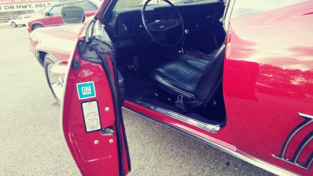 1969 Red Chevrolet Camaro Coupe