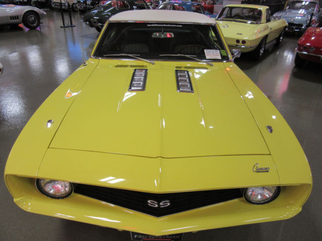 1969 Yellow Chevrolet Camaro Coupe
