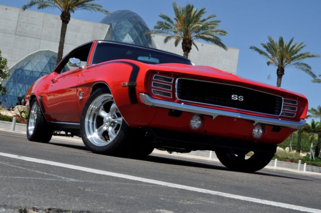 1969 Red Chevrolet Camaro Coupe