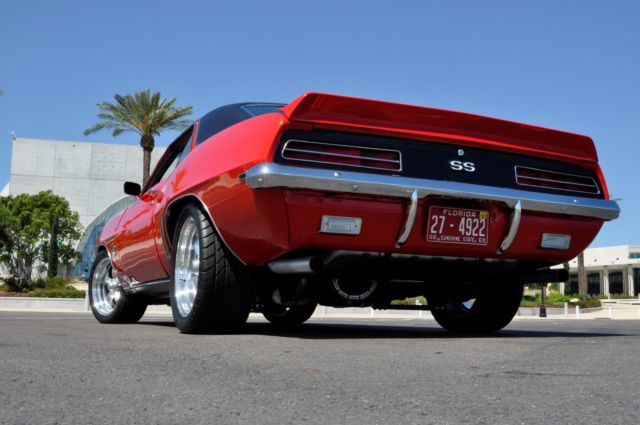 1969 Red Chevrolet Camaro Coupe