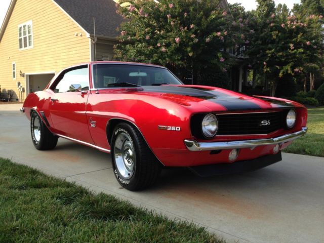 1969 Red Chevrolet Camaro Coupe