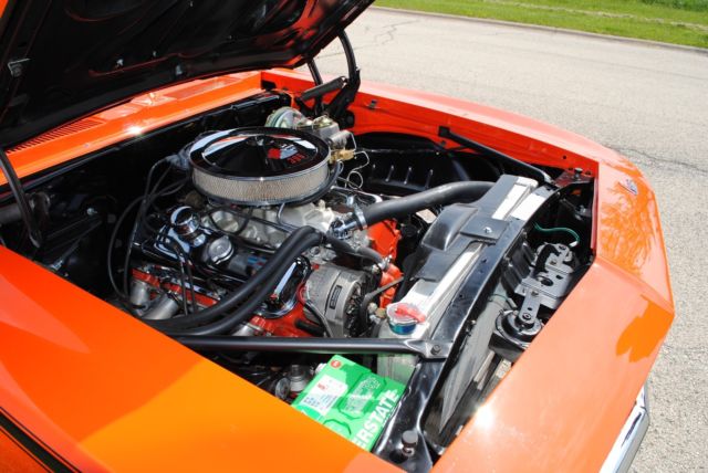 1969 Orange Chevrolet Camaro Convertible