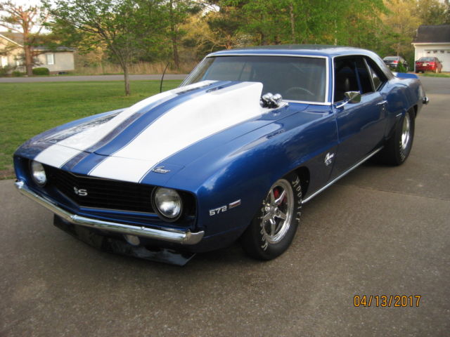1969 Blue Chevrolet Camaro Coupe