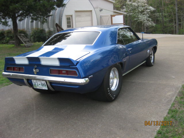 1969 Blue Chevrolet Camaro Coupe