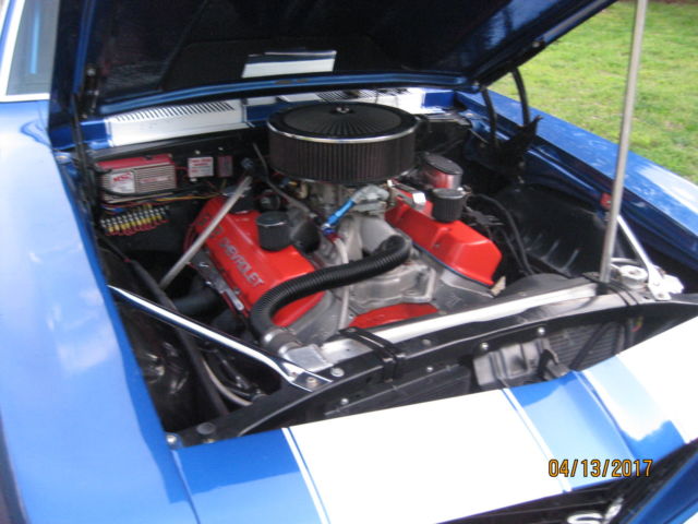 1969 Blue Chevrolet Camaro Coupe