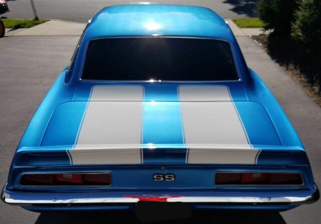 1969 Lemans Blue w/White Racing Stripes Chevrolet Camaro Coupe