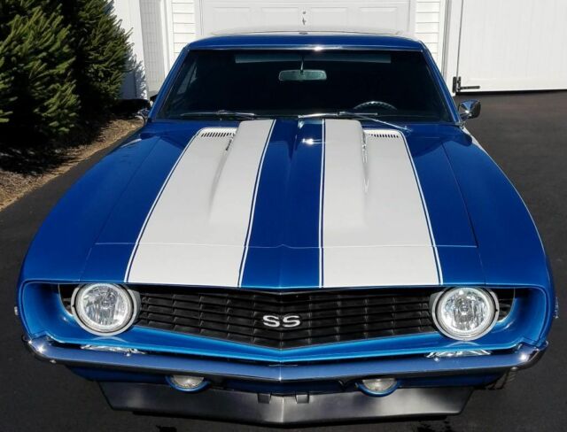 1969 Lemans Blue w/White Racing Stripes Chevrolet Camaro Coupe
