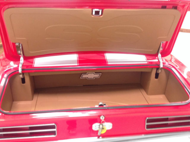 1969 Viper Red with Silver Rally Stripes Chevrolet Camaro Coupe