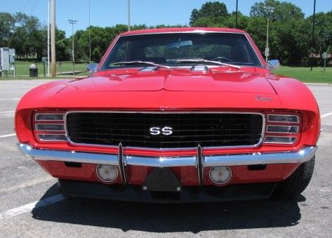 1969 Red Chevrolet Camaro Coupe