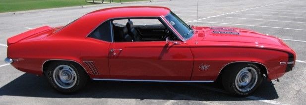 1969 Red Chevrolet Camaro Coupe