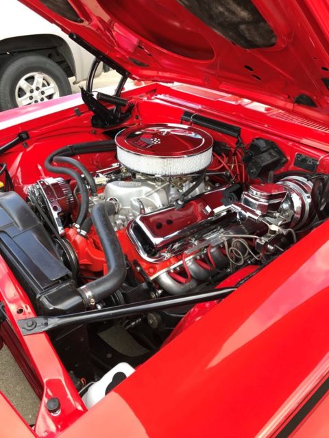 1969 Red Chevrolet Camaro Convertible