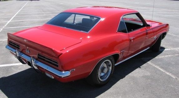 1969 Red Chevrolet Camaro Coupe
